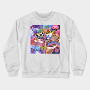 Kandinsky's Kats Crewneck Sweatshirt